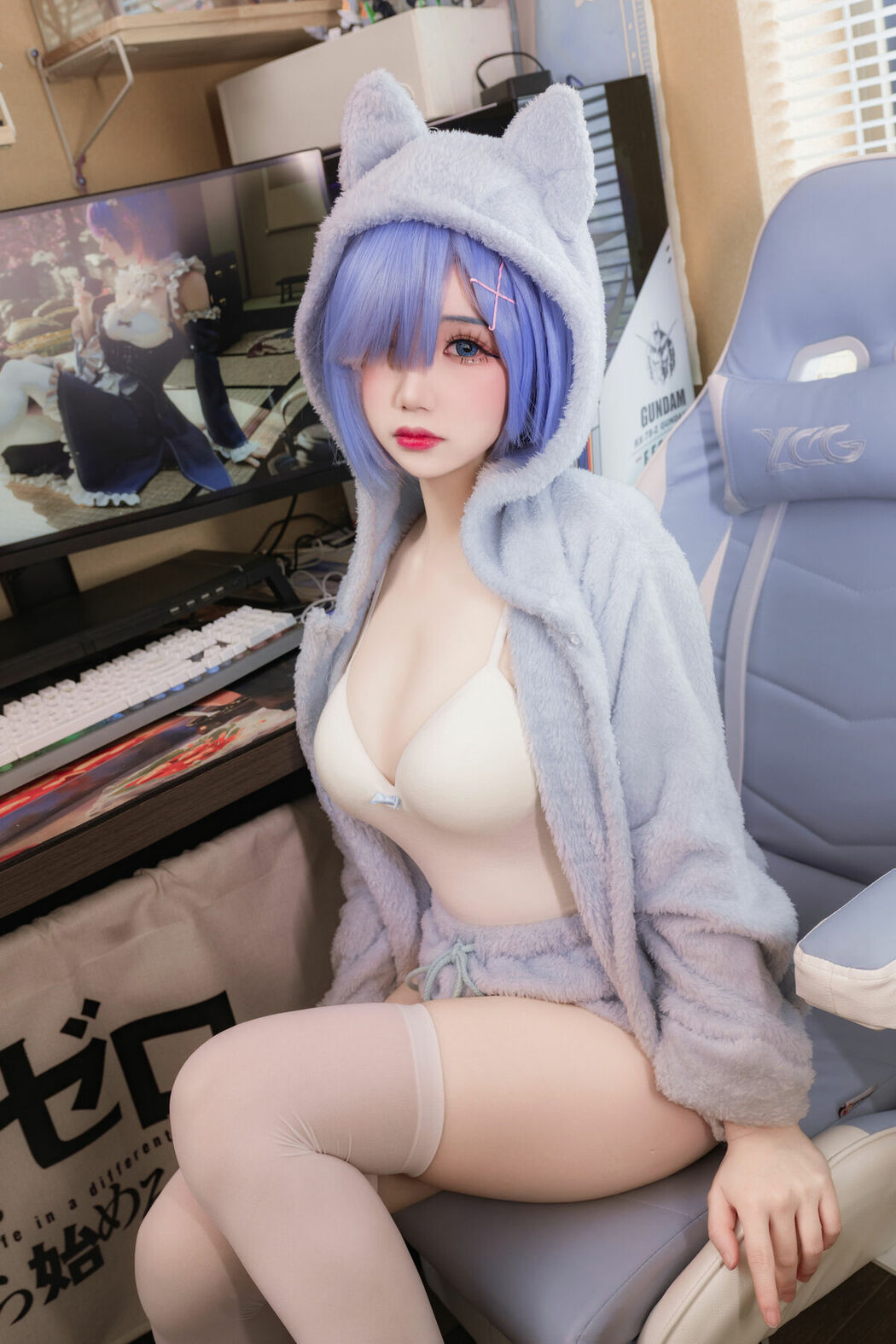 Coser@雪晴Astra – 蕾姆猫猫 (14P)