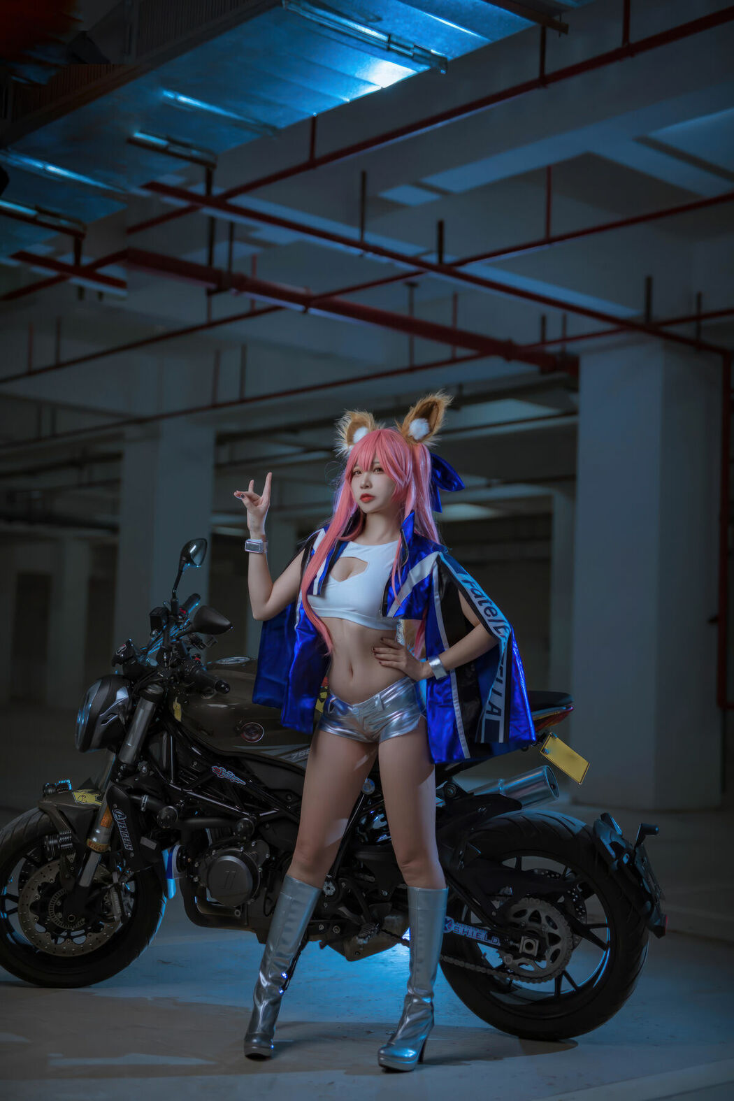 Coser@二佐Nisa – FGO 玉藻前赛车服 (31P)