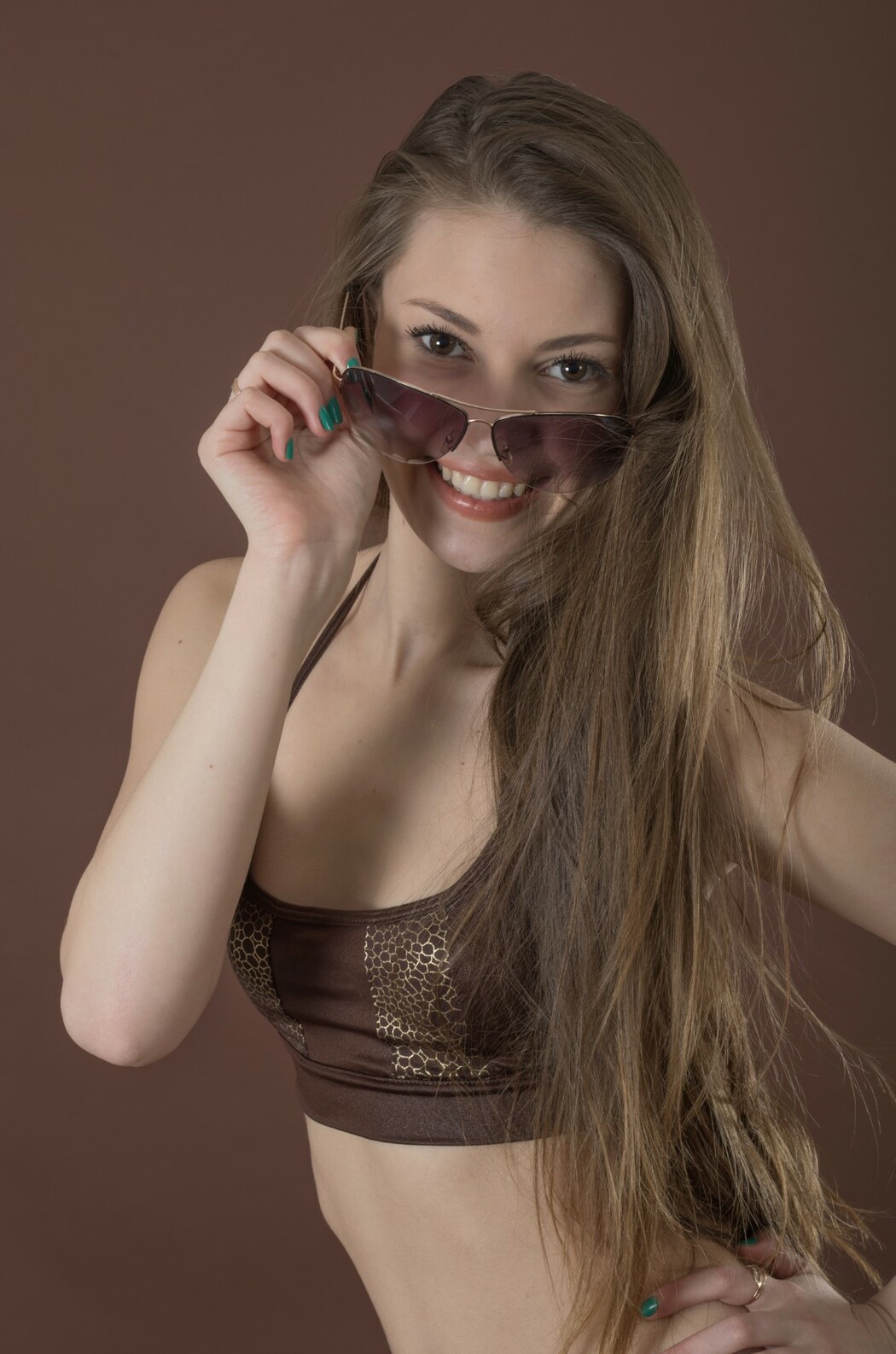 SilverAngels Ksenia &ndash; Brown Skirt