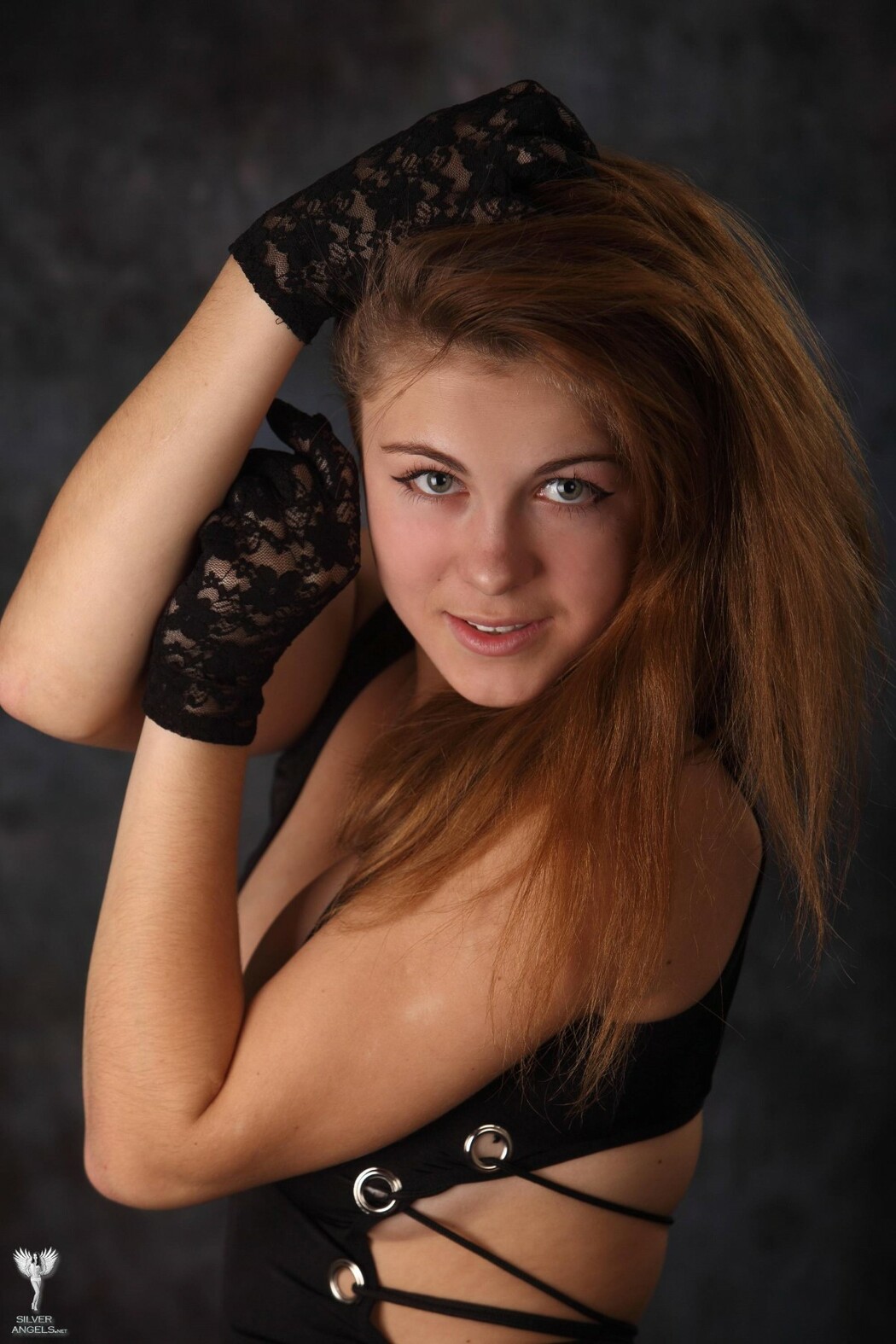 SilverAngels Sandrinya &ndash; Black Stockings 1 B