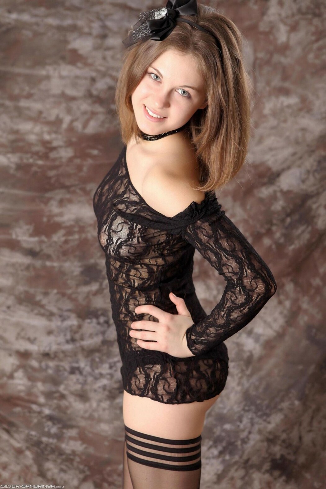 SilverAngels Sandrinya &ndash; Black Lace 1 A