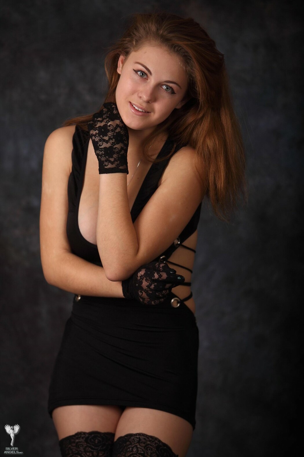 SilverAngels Sandrinya &ndash; Black Stockings 1 A