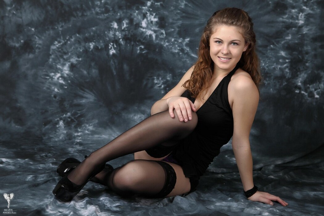 SilverAngels Sandrinya &ndash; Black Stockings 3