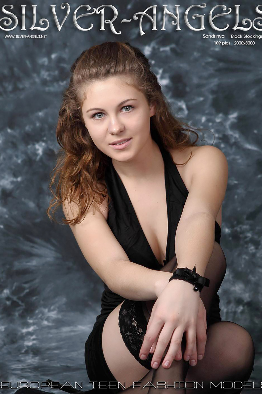SilverAngels Sandrinya – Black Stockings 3 Cover Photo