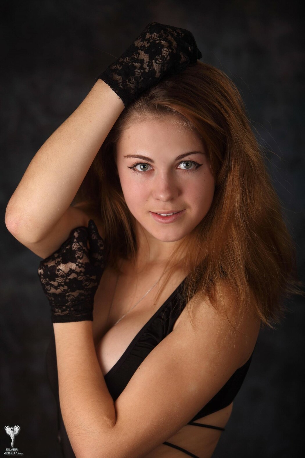 SilverAngels Sandrinya &ndash; Black Stockings 1 B