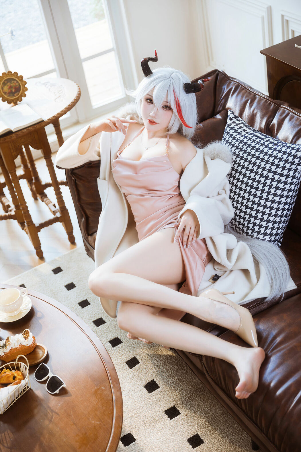 Coser@瓜希酱 – 碧蓝航线-埃吉尔睡衣 (21P)