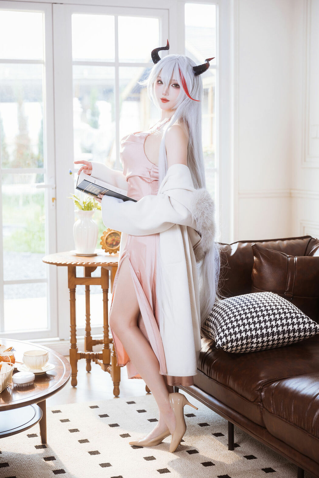 Coser@瓜希酱 – 碧蓝航线-埃吉尔睡衣 (21P)