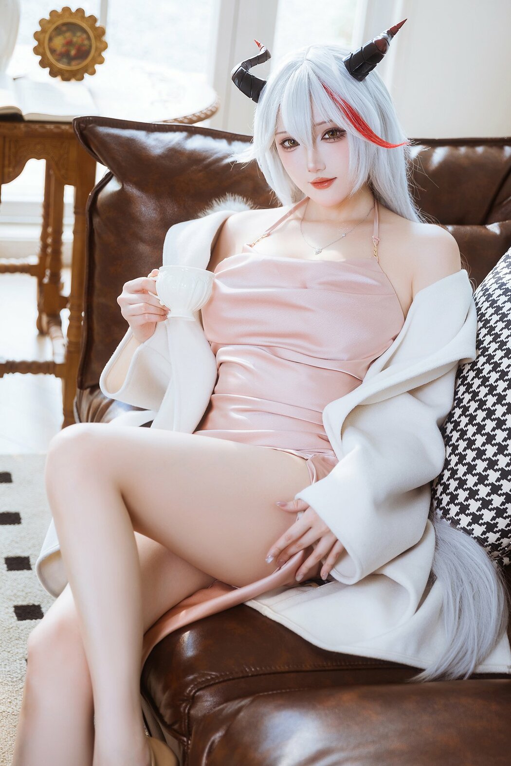 Coser@瓜希酱 – 碧蓝航线-埃吉尔睡衣 (21P) Cover Photo