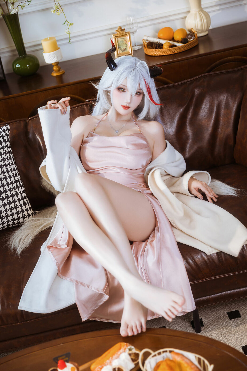 Coser@瓜希酱 – 碧蓝航线-埃吉尔睡衣 (21P)