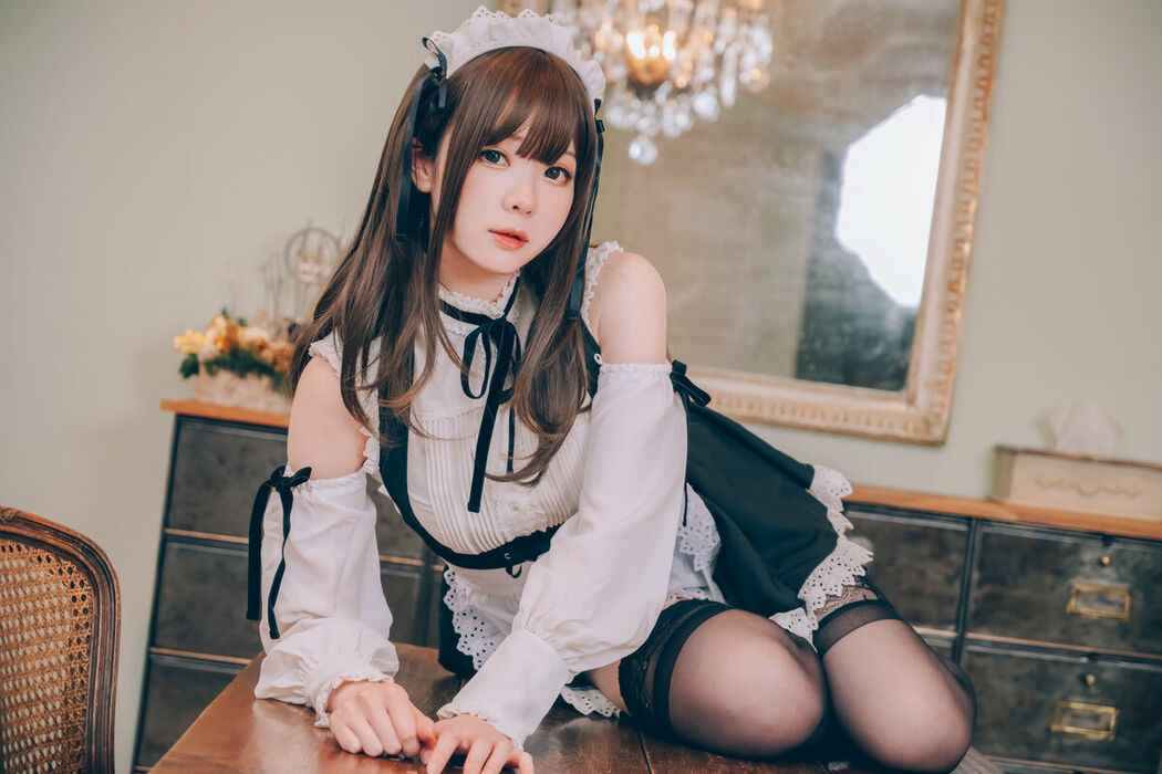 Coser@霜月shimo – 女仆图鉴2 Part01 (59P)