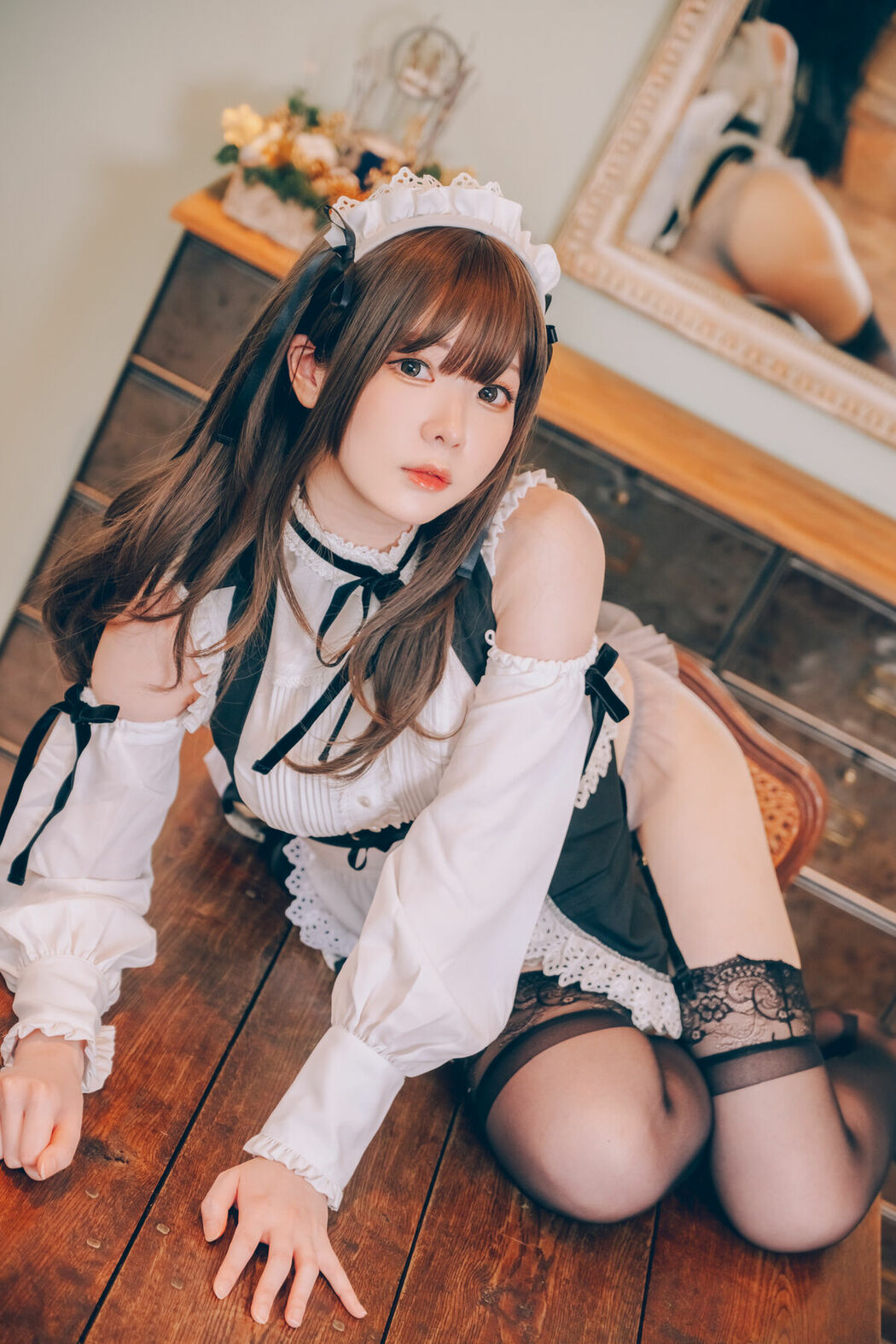 Coser@霜月shimo – 女仆图鉴2 Part01 (59P)
