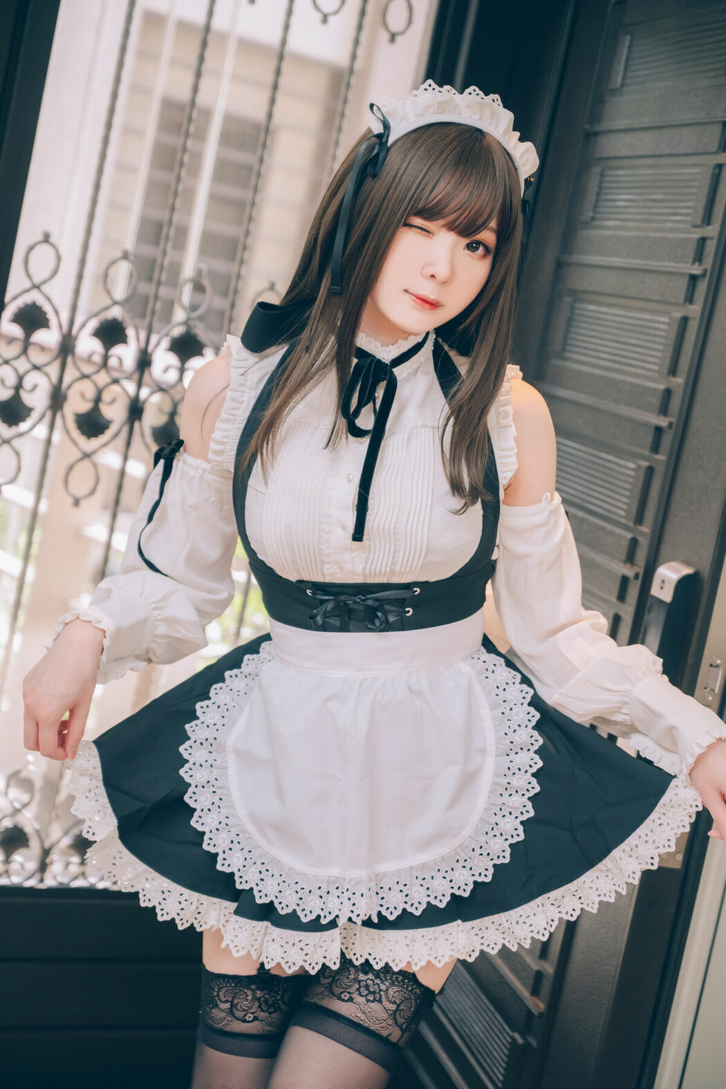 Coser@霜月shimo – 女仆图鉴2 Part01 (59P)