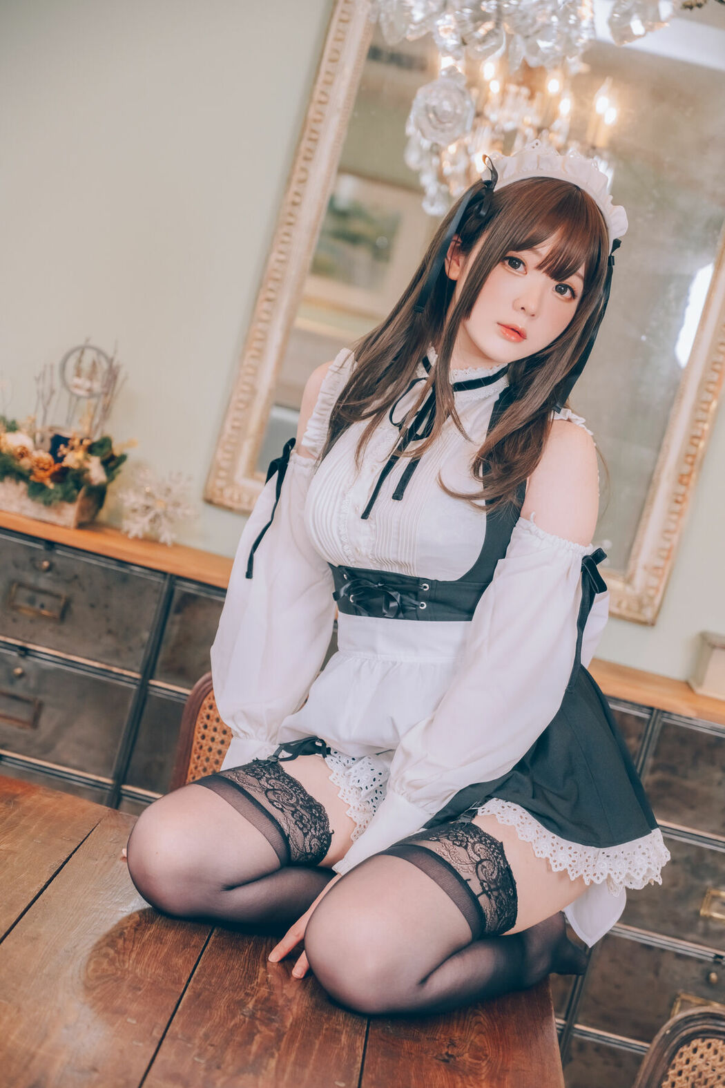 Coser@霜月shimo – 女仆图鉴2 Part01 (59P)