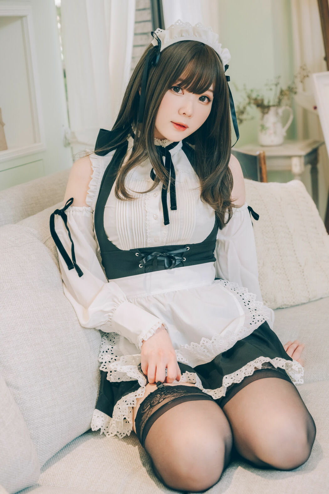 Coser@霜月shimo – 女仆图鉴2 Part01 (59P)