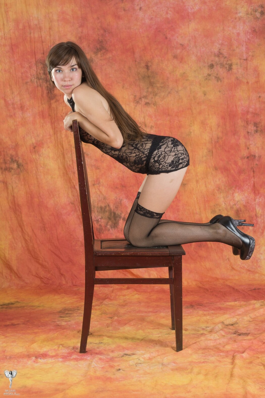SilverAngels Evgeniya &ndash; Black Stockings 1
