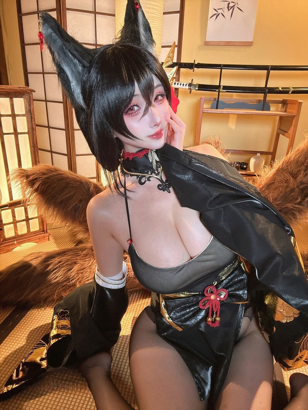 Coser@rioko凉凉子 – 碧蓝航线 近江 浅间 (61P)