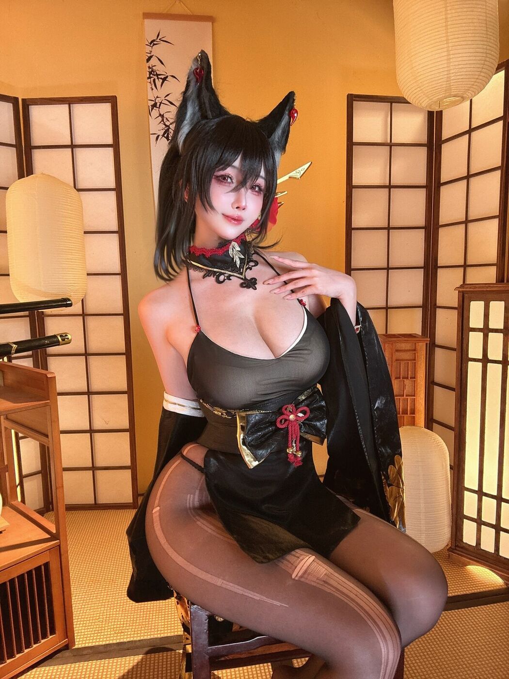 Coser@rioko凉凉子 – 碧蓝航线 近江 浅间 (61P)