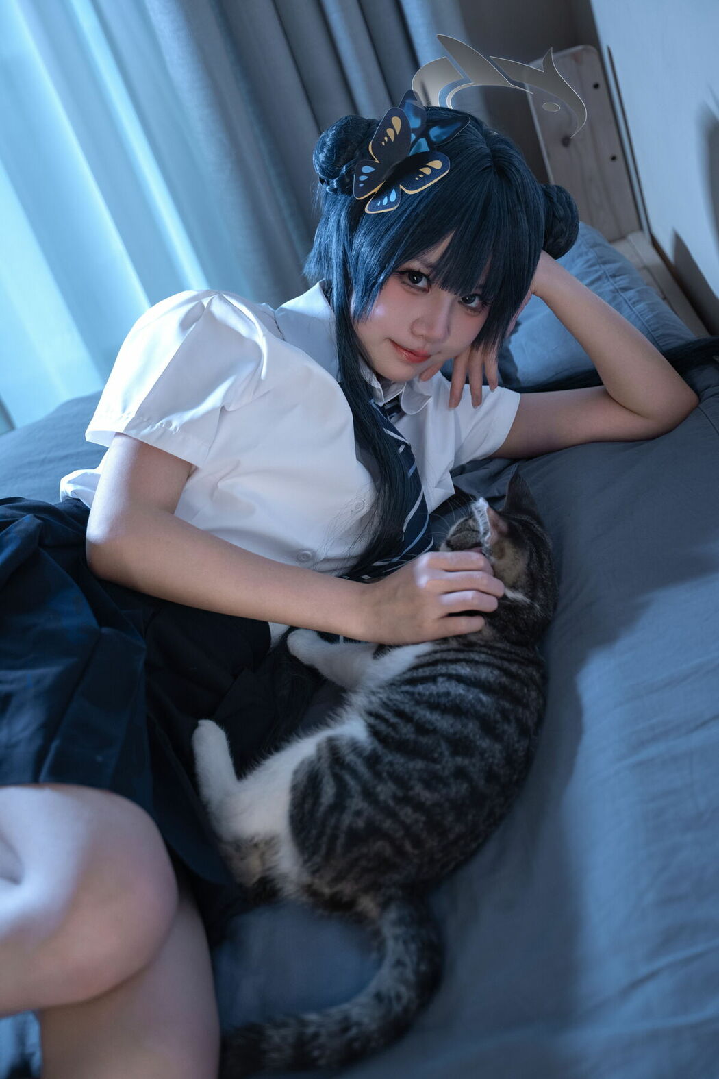 Coser@清水凪 – 龙华妃咲JK (53P)