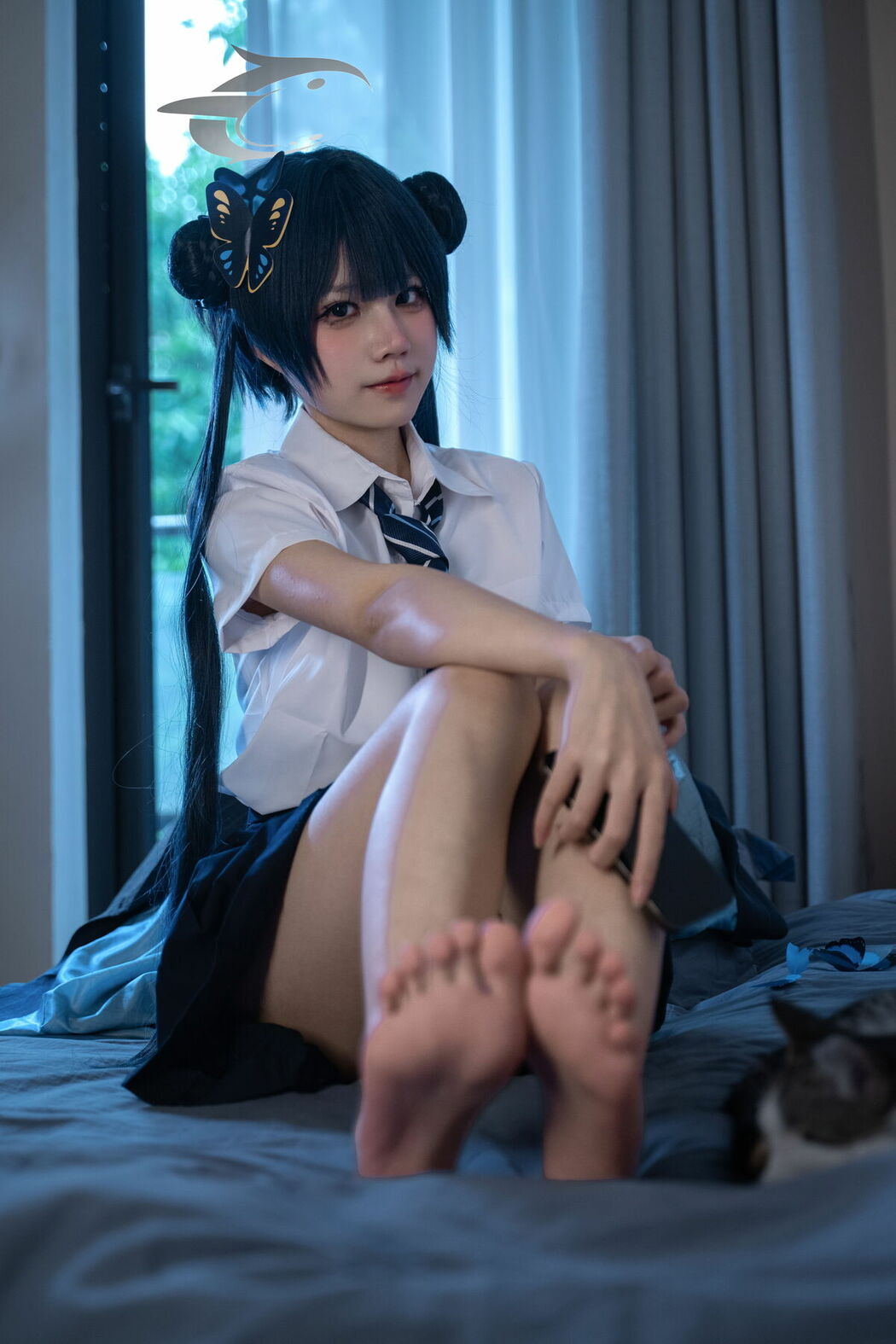 Coser@清水凪 – 龙华妃咲JK (53P)