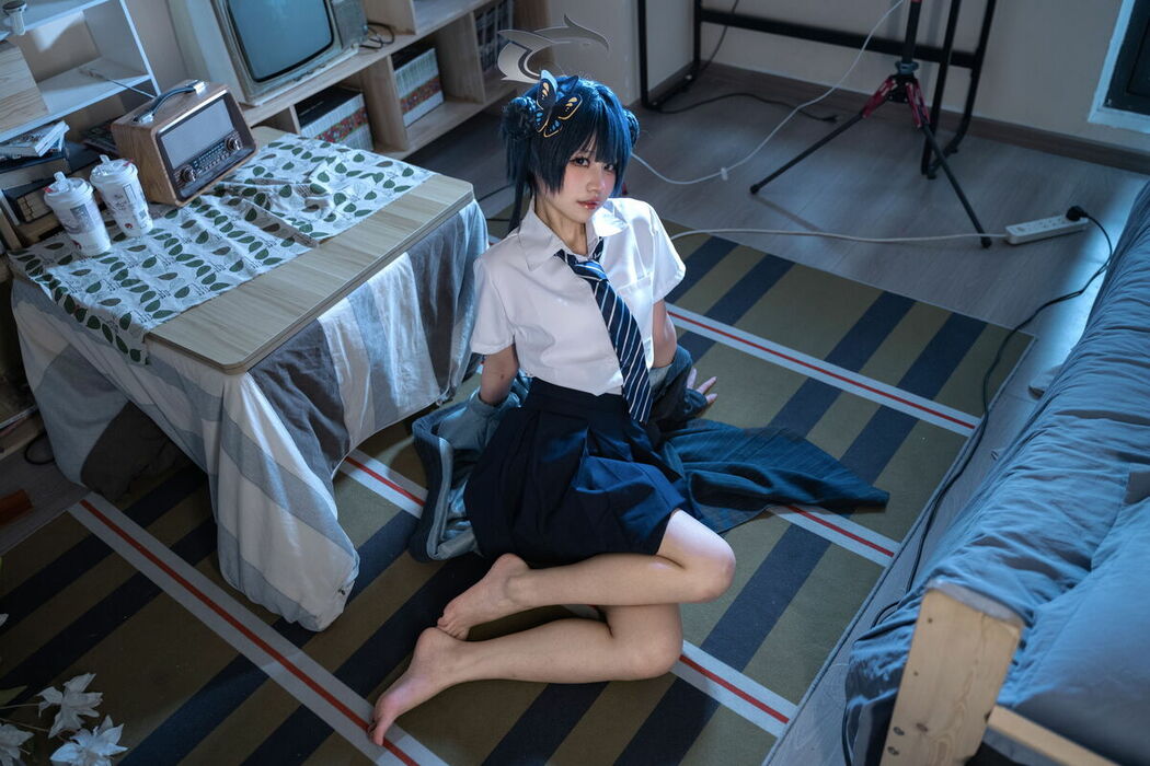 Coser@清水凪 – 龙华妃咲JK (53P)