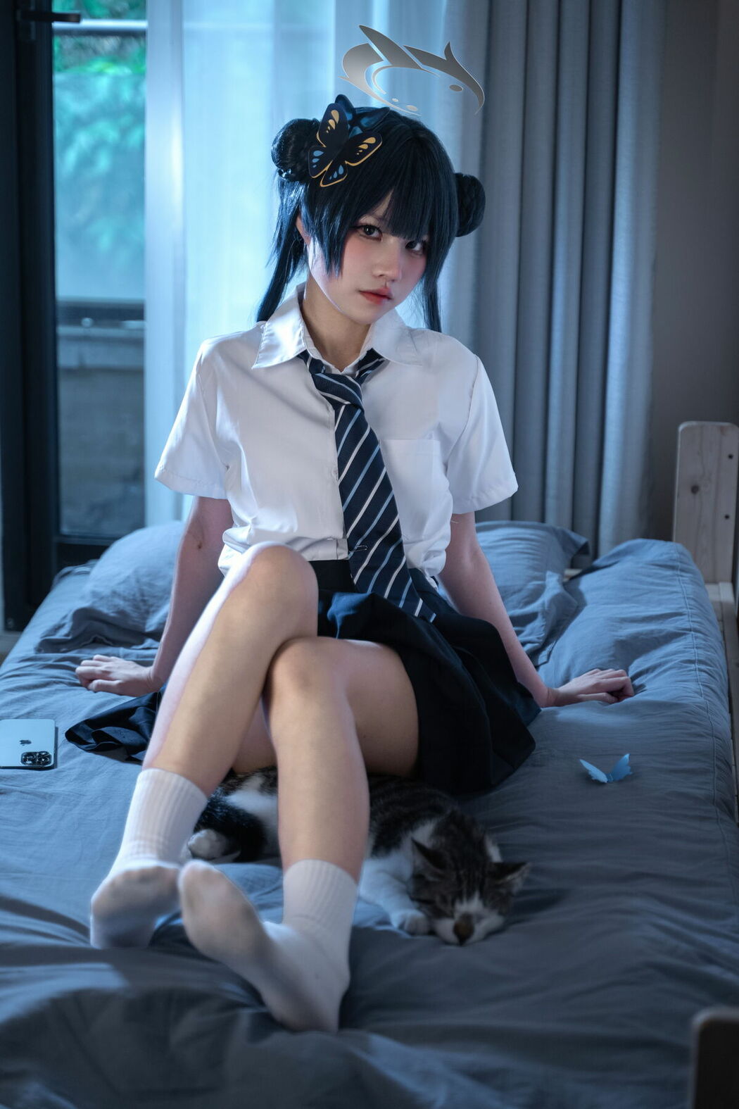 Coser@清水凪 – 龙华妃咲JK (53P)