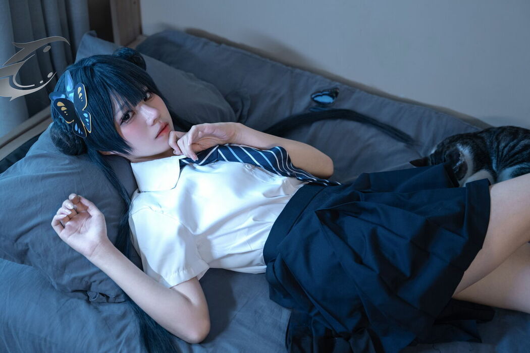 Coser@清水凪 – 龙华妃咲JK (53P)