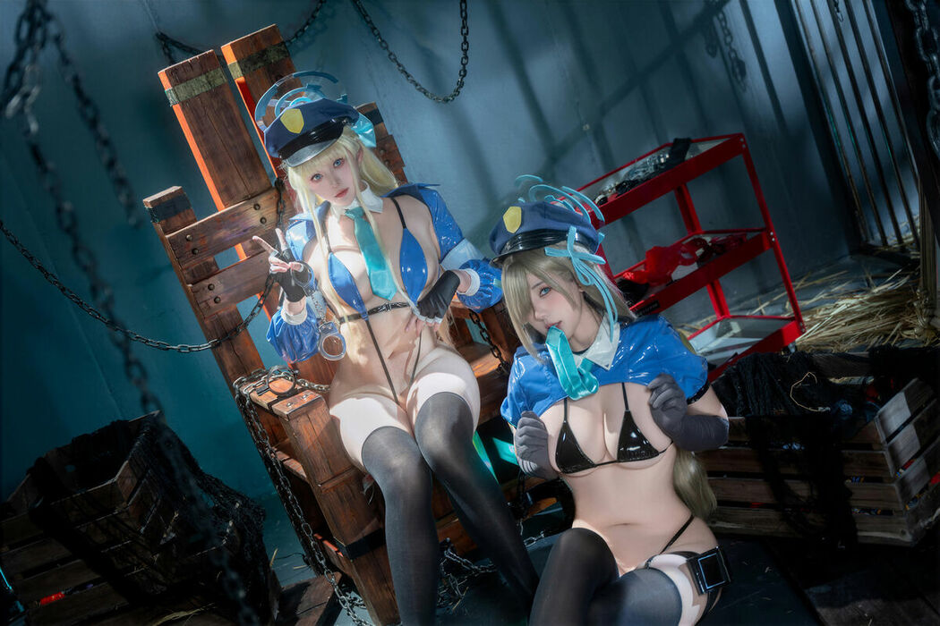 Coser@星澜是澜澜叫澜妹呀 And Natsuko夏夏子 – 飞鸟马时 And 一之濑明日奈 蔚蓝档案 (68P)
