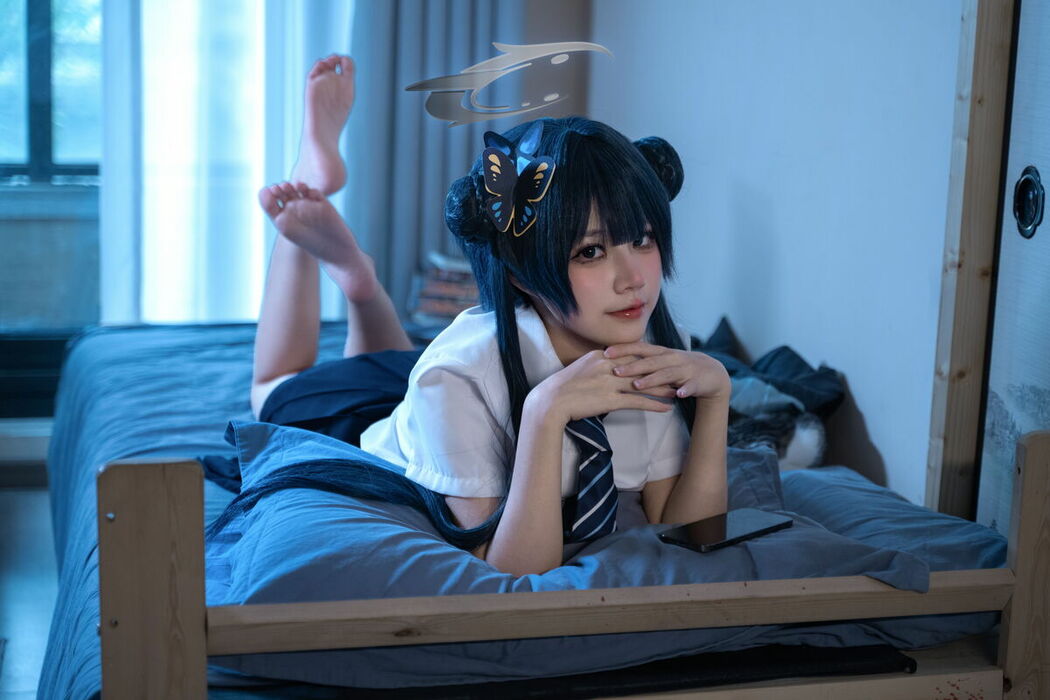 Coser@清水凪 – 龙华妃咲JK (53P)