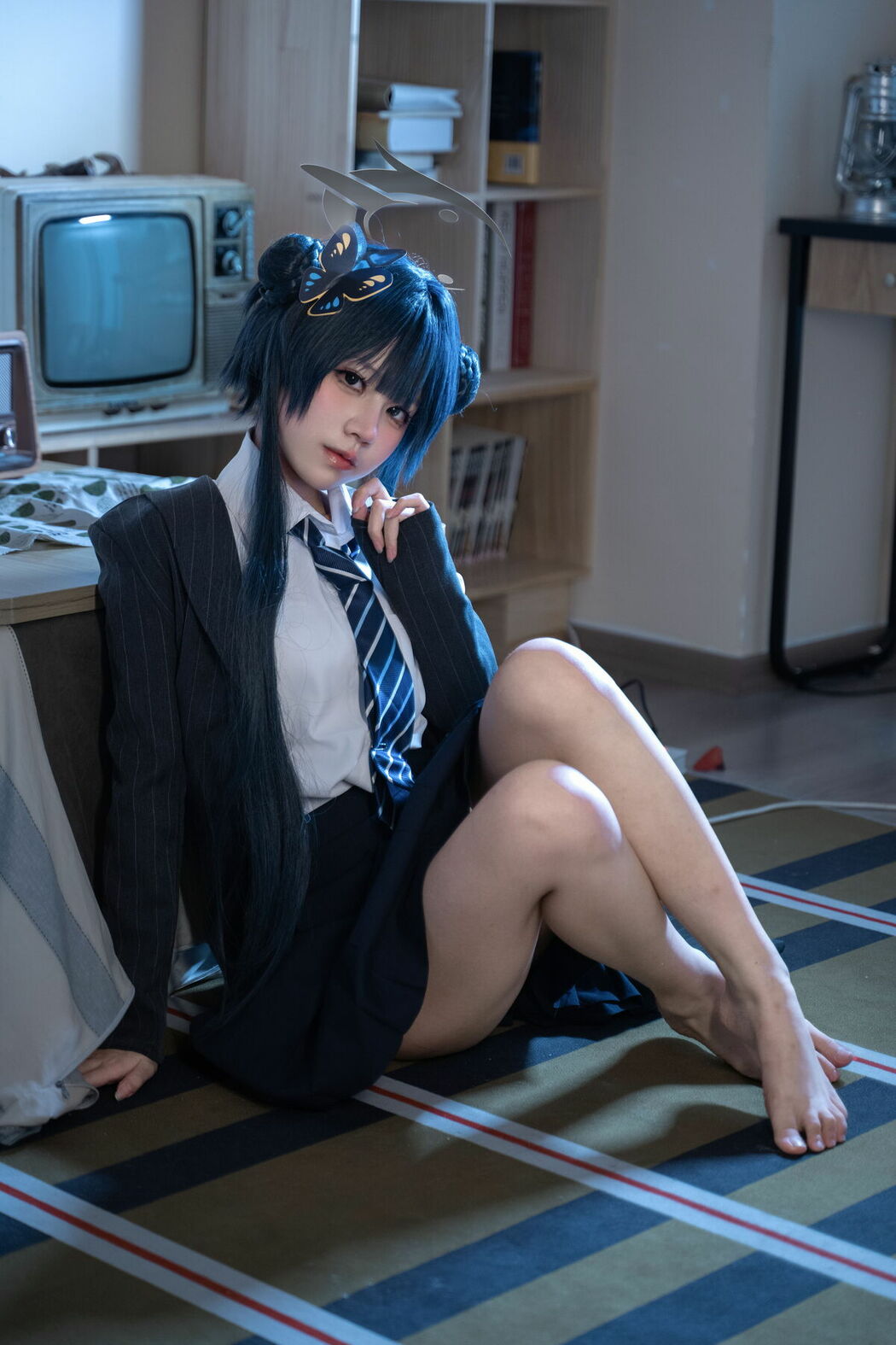 Coser@清水凪 – 龙华妃咲JK (53P)