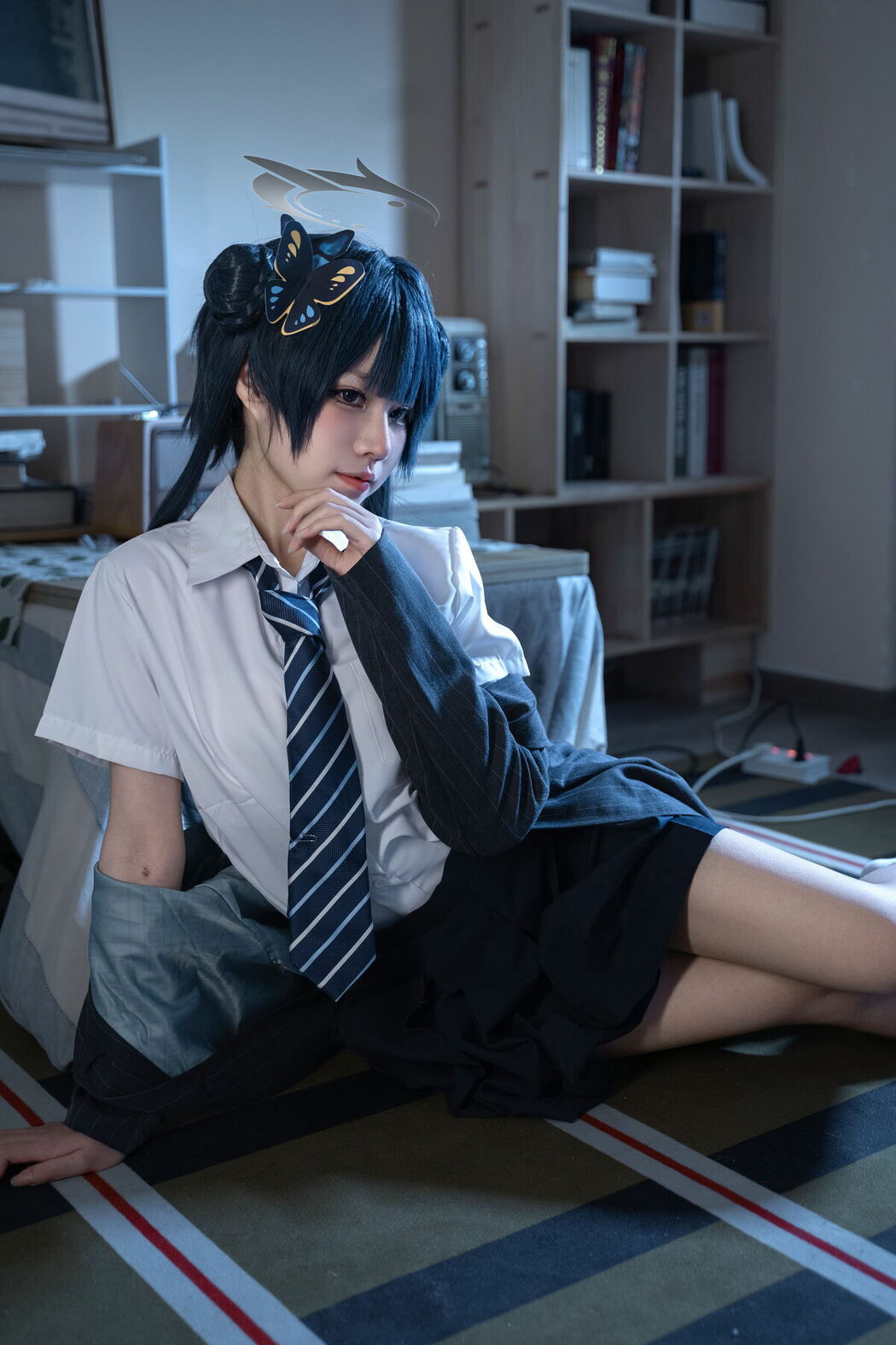 Coser@清水凪 – 龙华妃咲JK (53P)