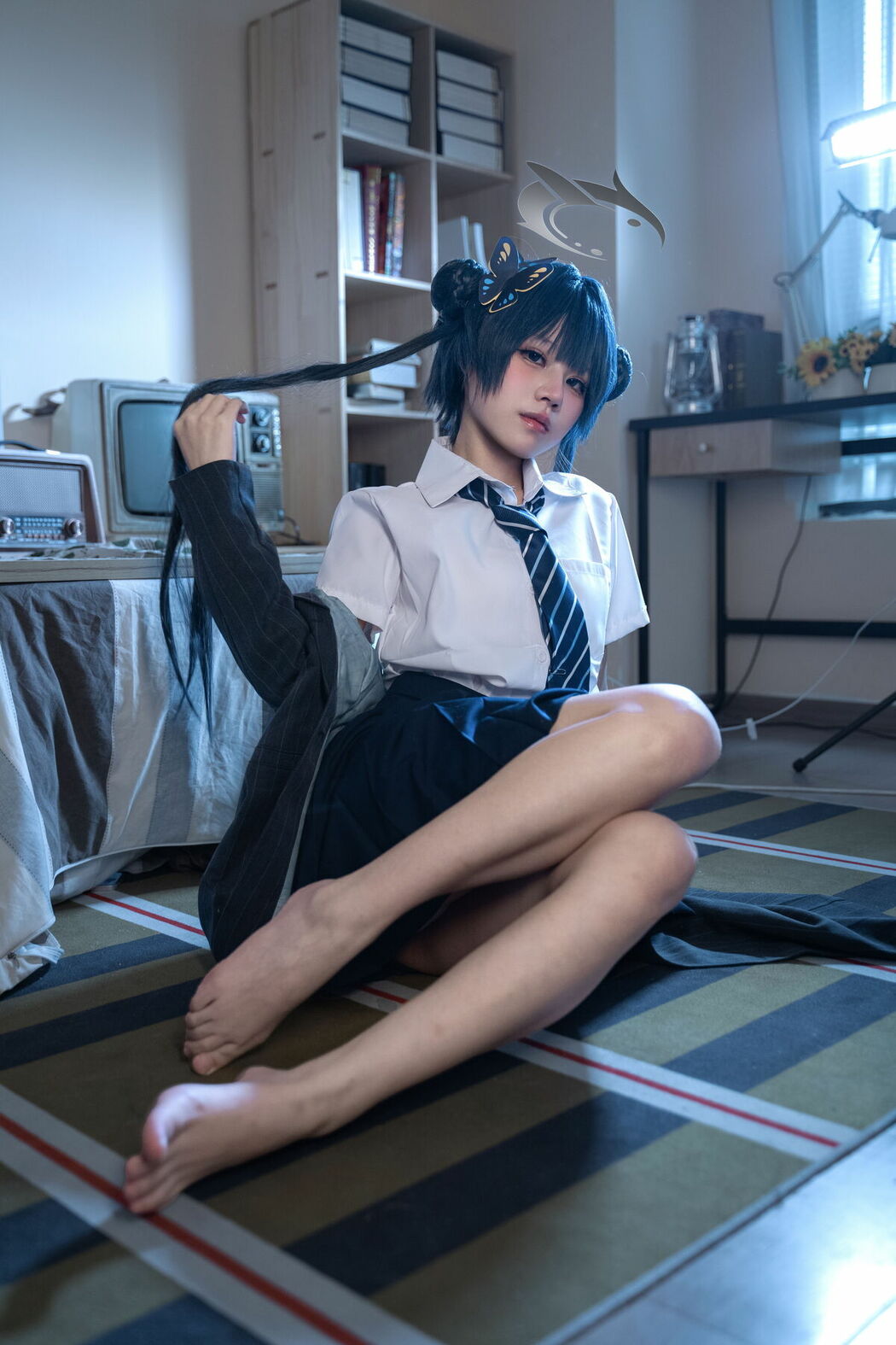 Coser@清水凪 – 龙华妃咲JK (53P)