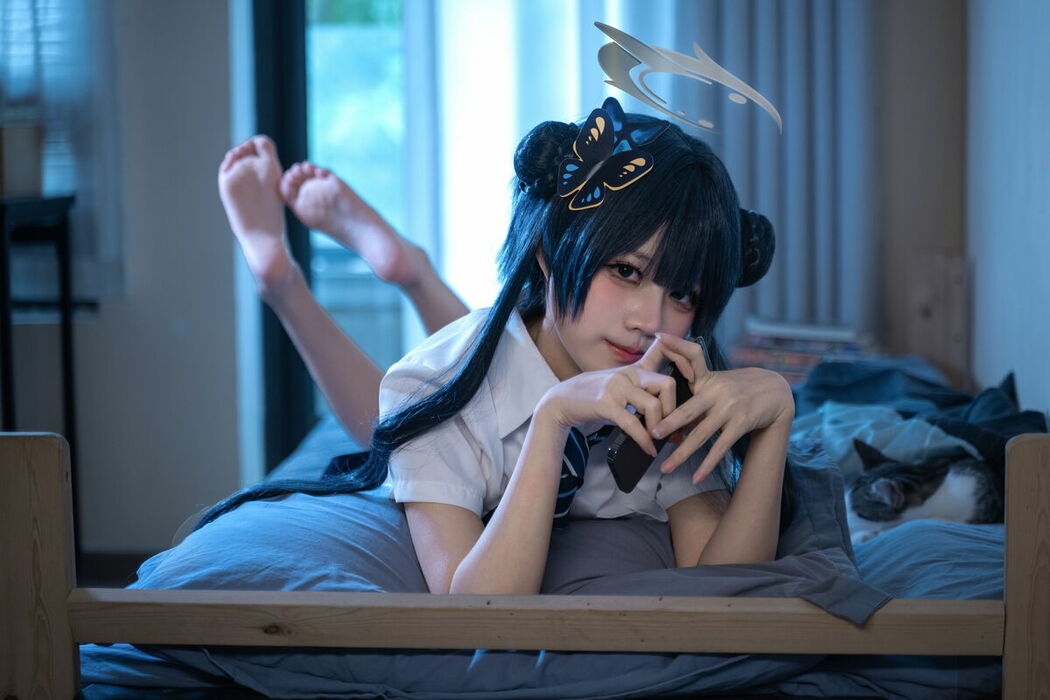 Coser@清水凪 – 龙华妃咲JK (53P)