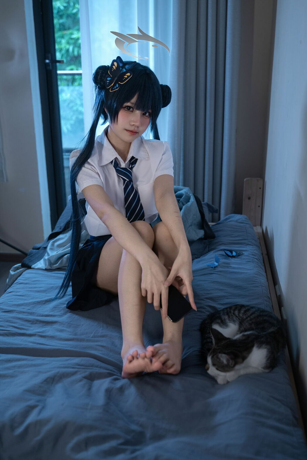 Coser@清水凪 – 龙华妃咲JK (53P)