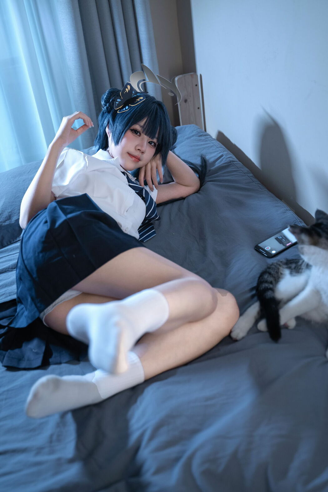 Coser@清水凪 – 龙华妃咲JK (53P)