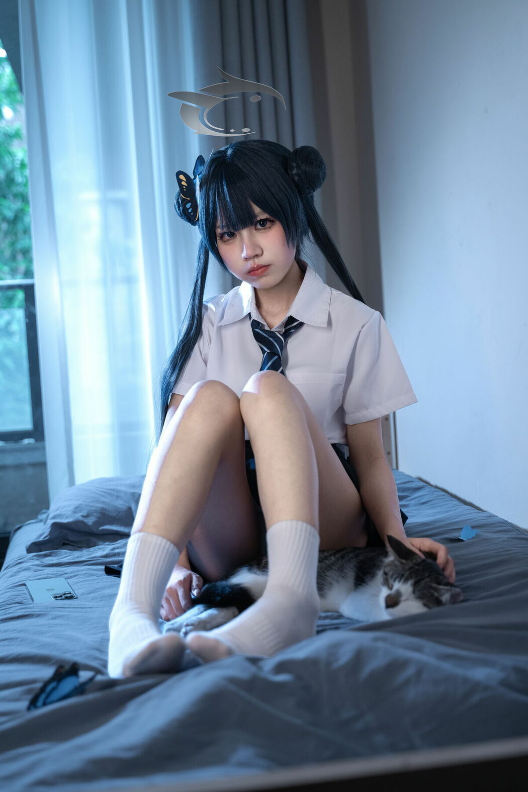 Coser@清水凪 – 龙华妃咲JK (53P)
