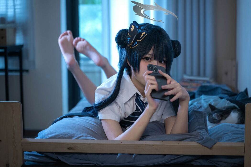 Coser@清水凪 – 龙华妃咲JK (53P)