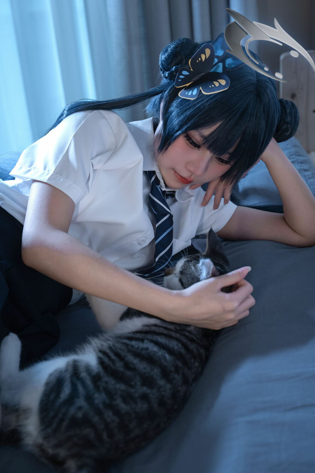 Coser@清水凪 – 龙华妃咲JK (53P)