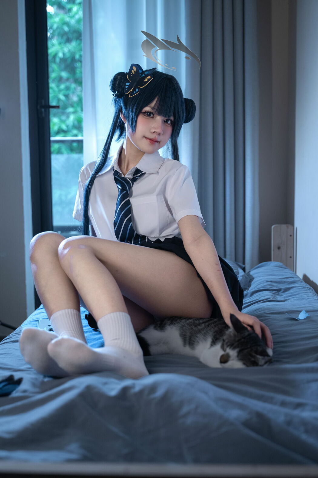 Coser@清水凪 – 龙华妃咲JK (53P)