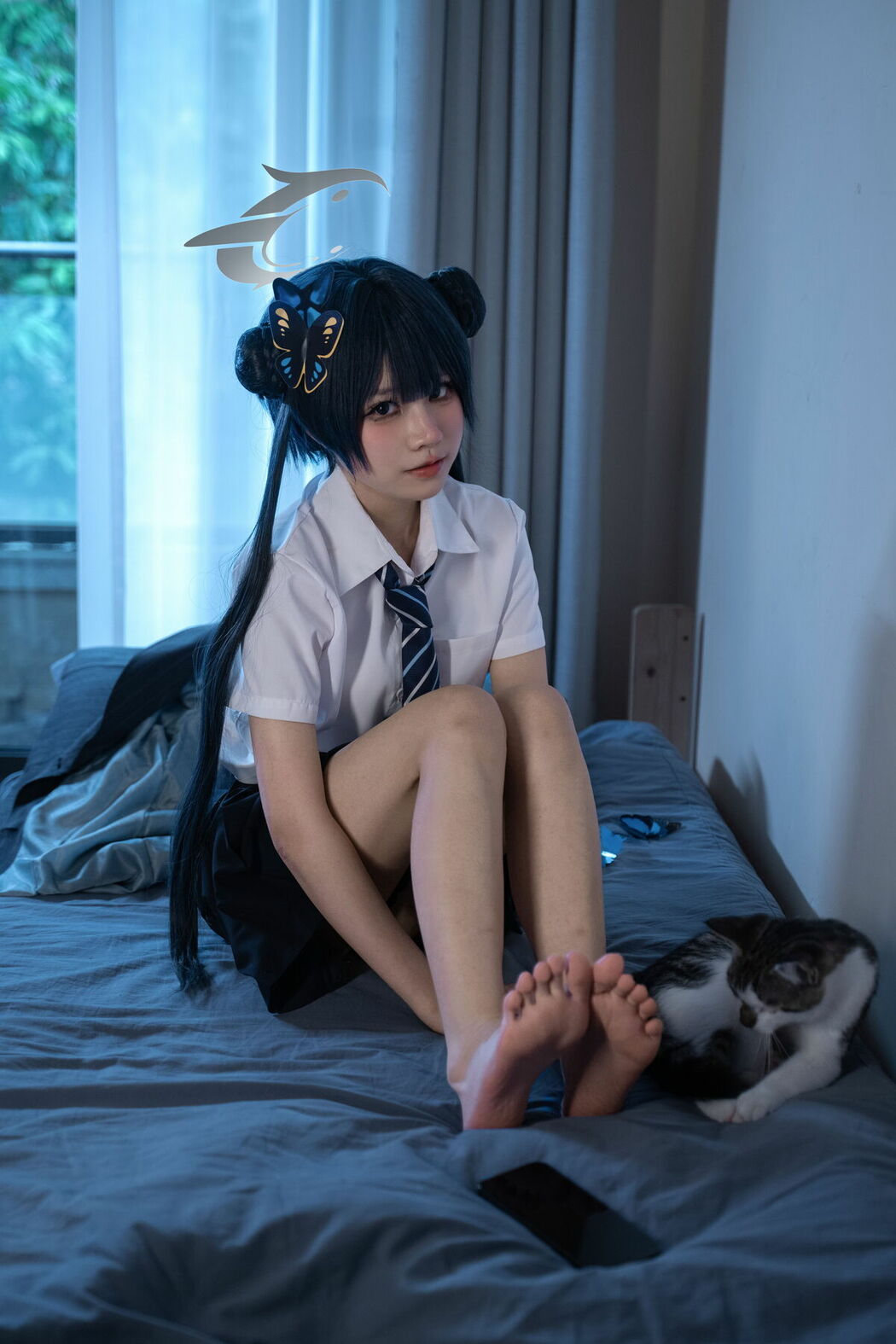 Coser@清水凪 – 龙华妃咲JK (53P)