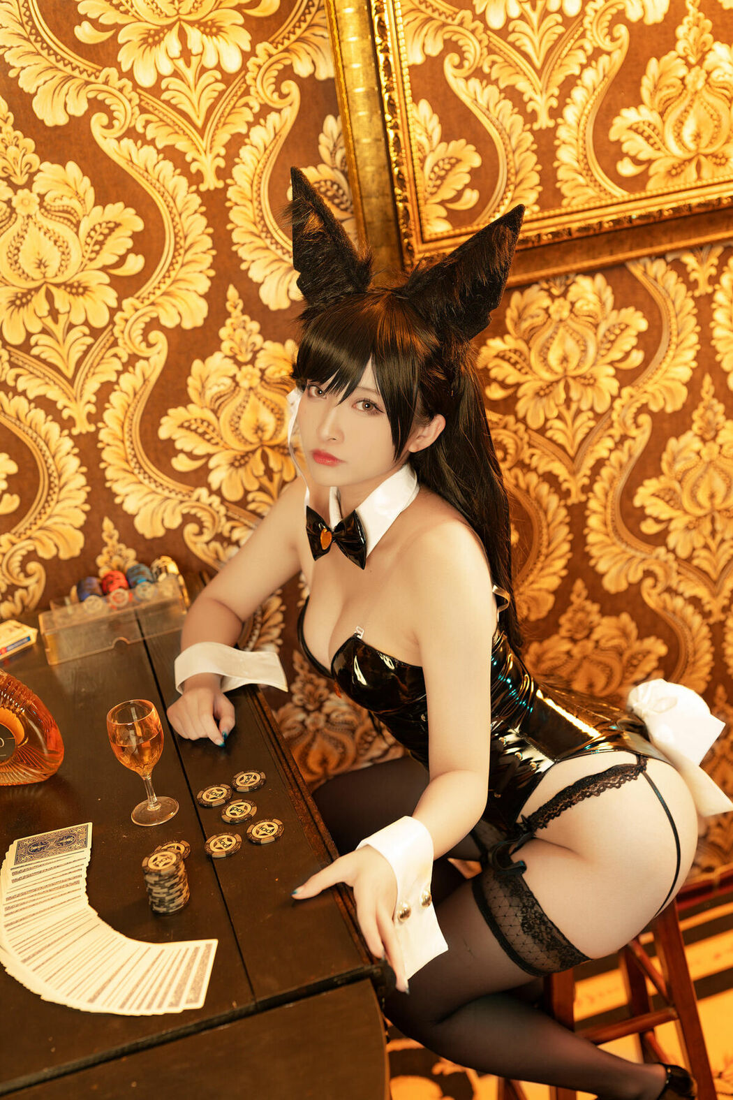 Coser@洛璃LoLiSAMA – 碧蓝航线 爱宕兔女郎 (51P)