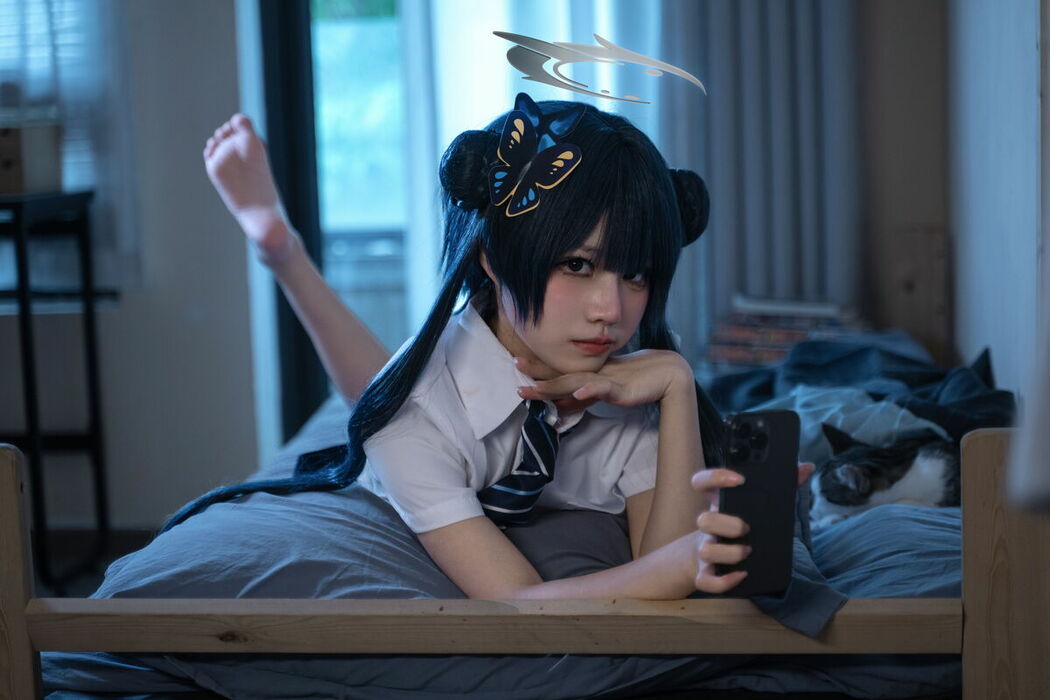 Coser@清水凪 – 龙华妃咲JK (53P)