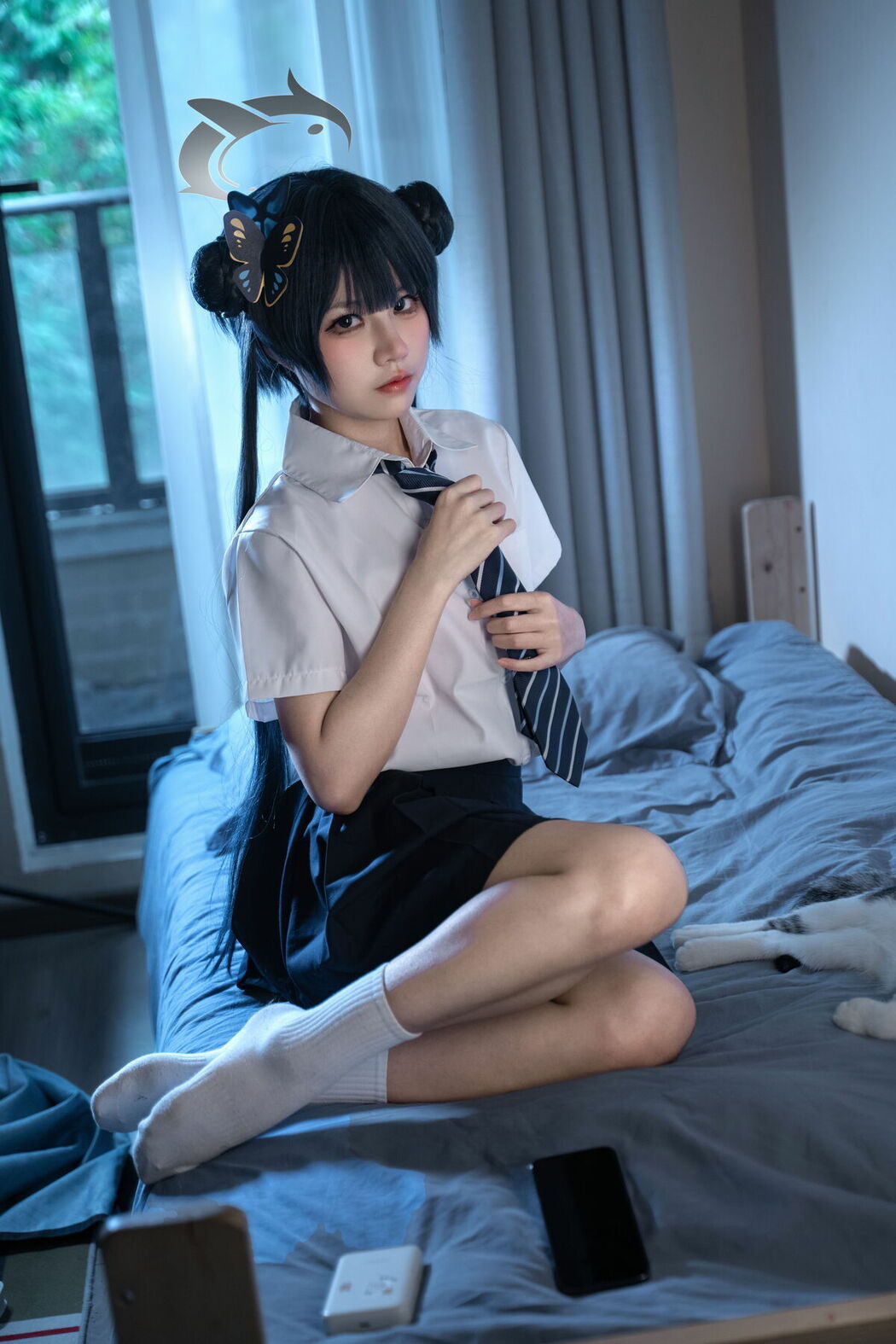 Coser@清水凪 – 龙华妃咲JK (53P)
