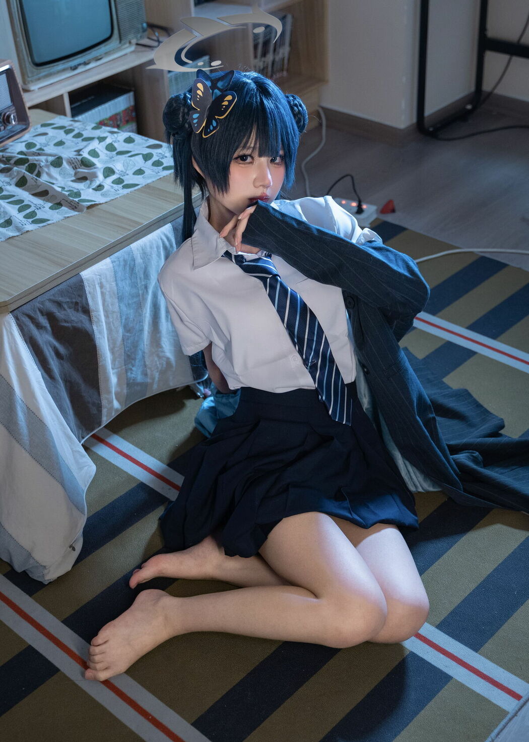 Coser@清水凪 – 龙华妃咲JK (53P)