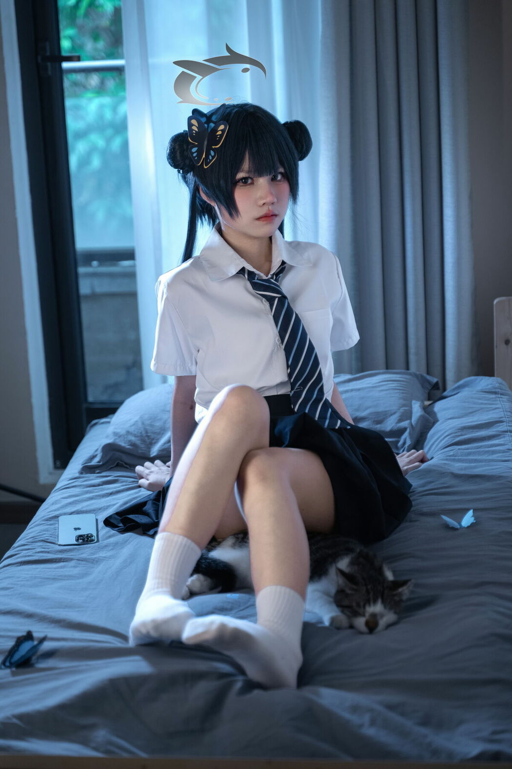 Coser@清水凪 – 龙华妃咲JK (53P)