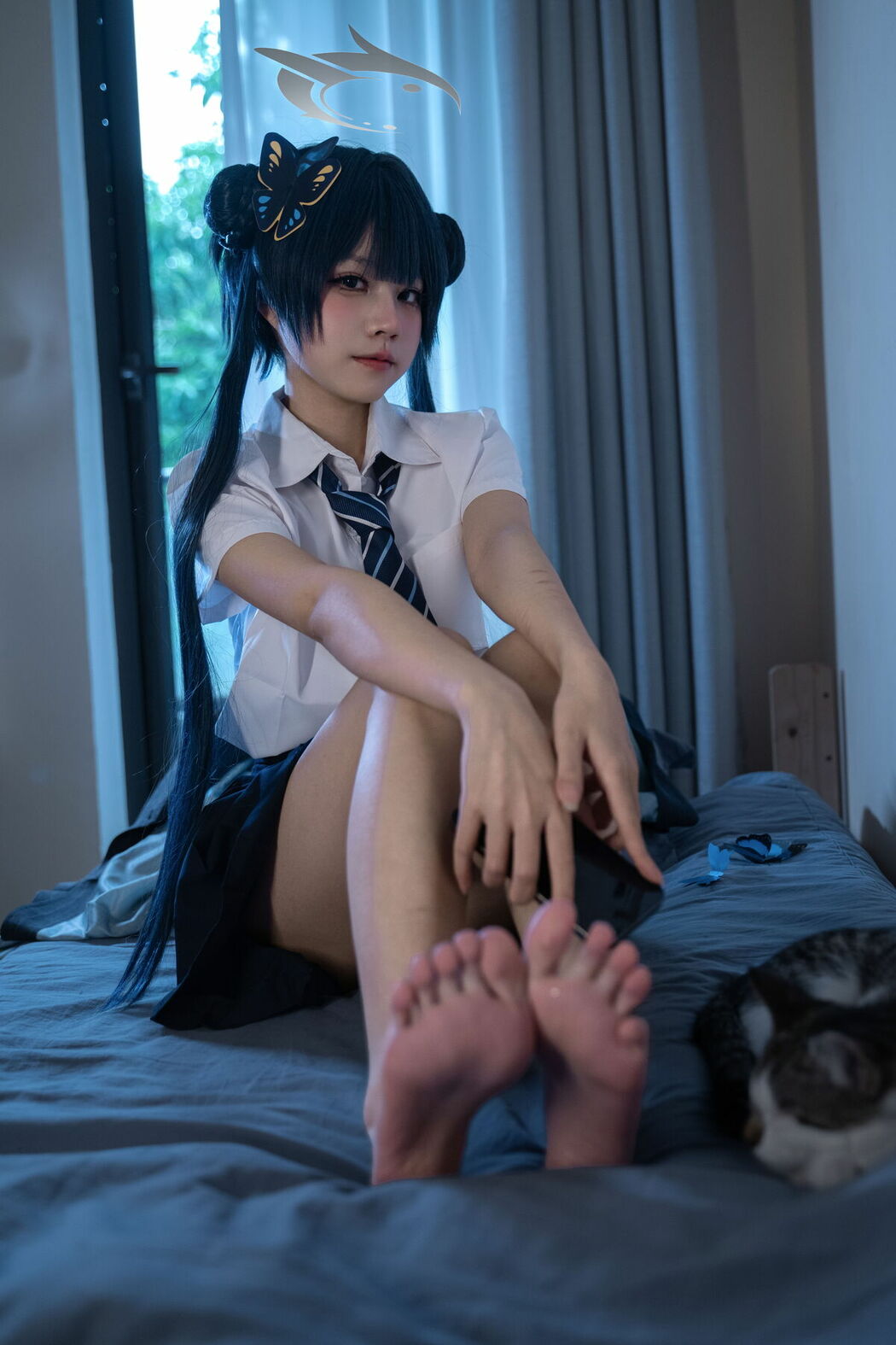 Coser@清水凪 – 龙华妃咲JK (53P)