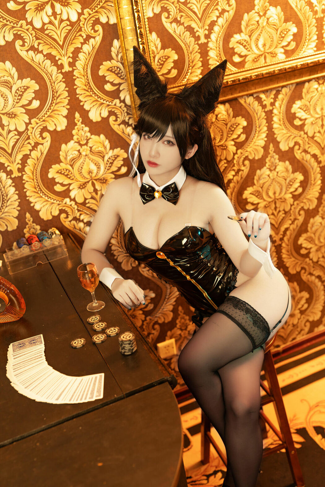 Coser@洛璃LoLiSAMA – 碧蓝航线 爱宕兔女郎 (51P)