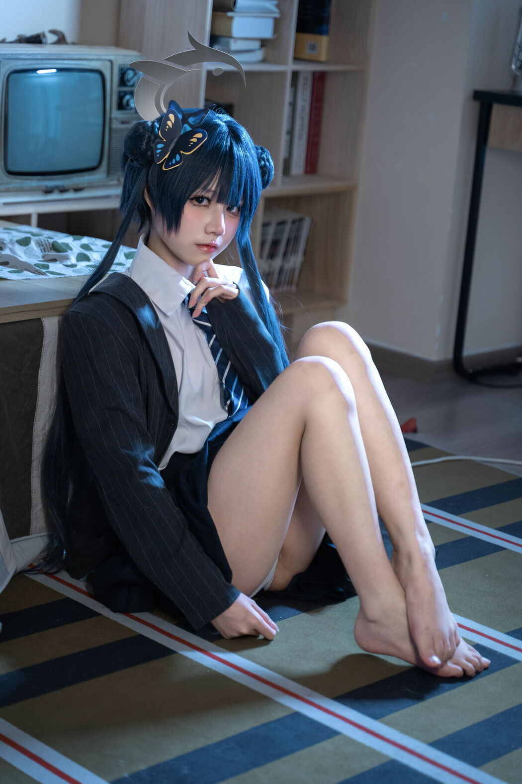 Coser@清水凪 – 龙华妃咲JK (53P)