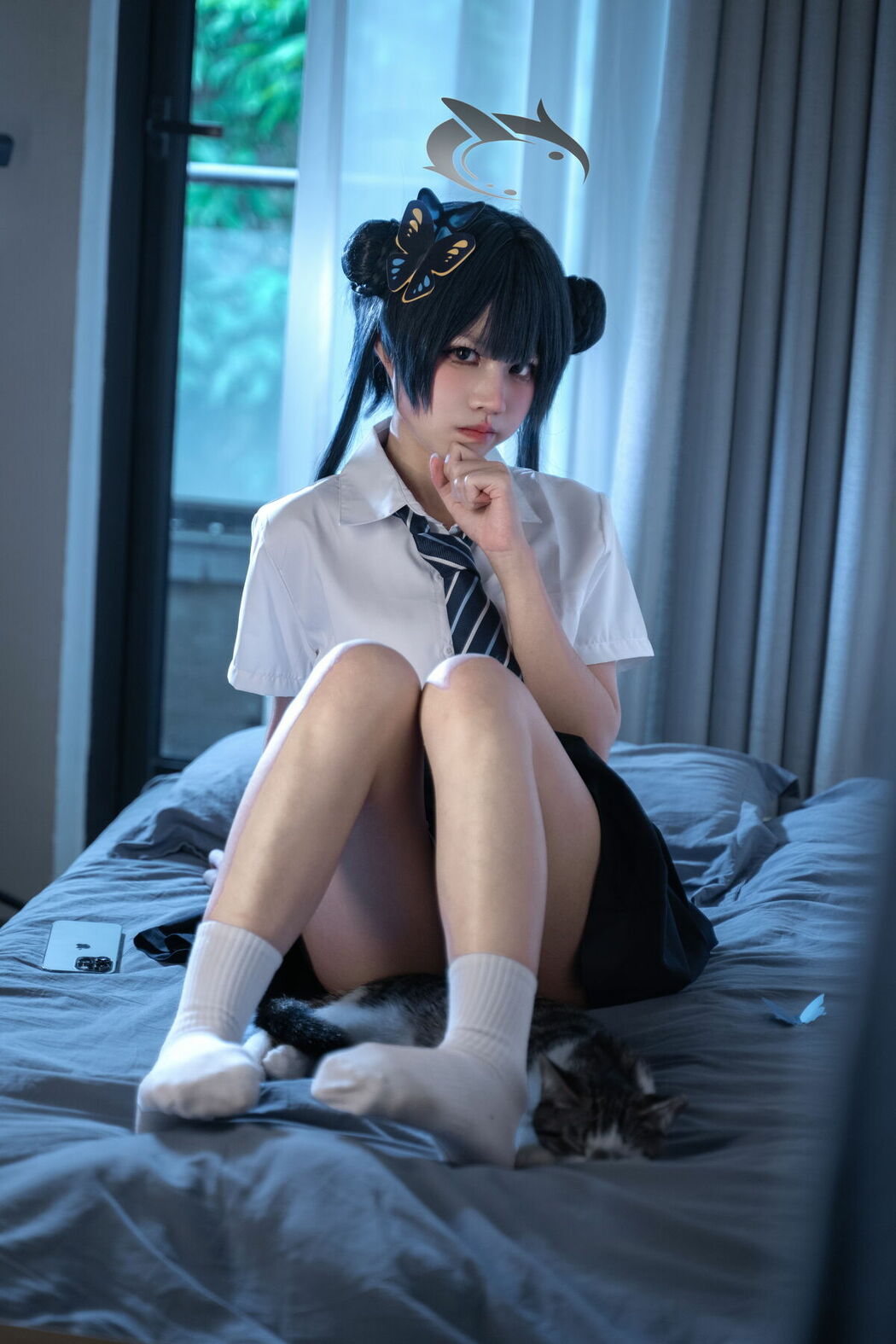 Coser@清水凪 – 龙华妃咲JK (53P)