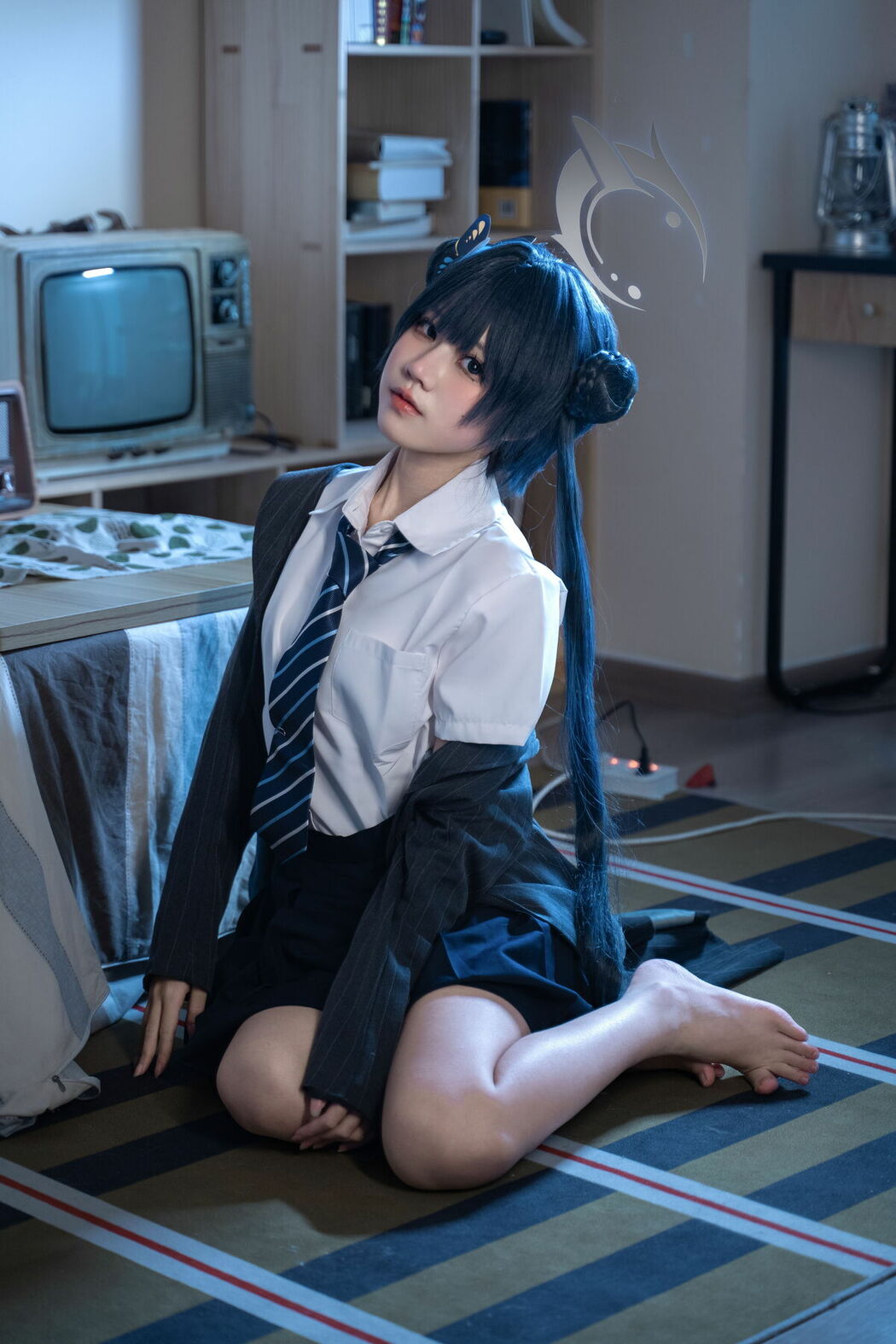 Coser@清水凪 – 龙华妃咲JK (53P)