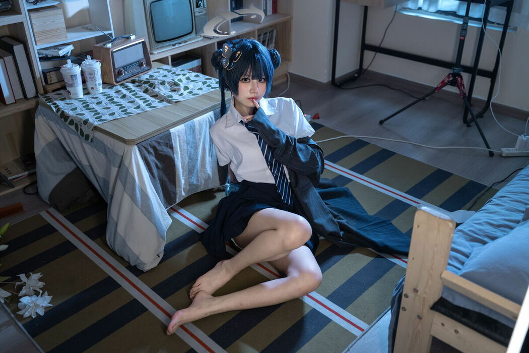 Coser@清水凪 – 龙华妃咲JK (53P)